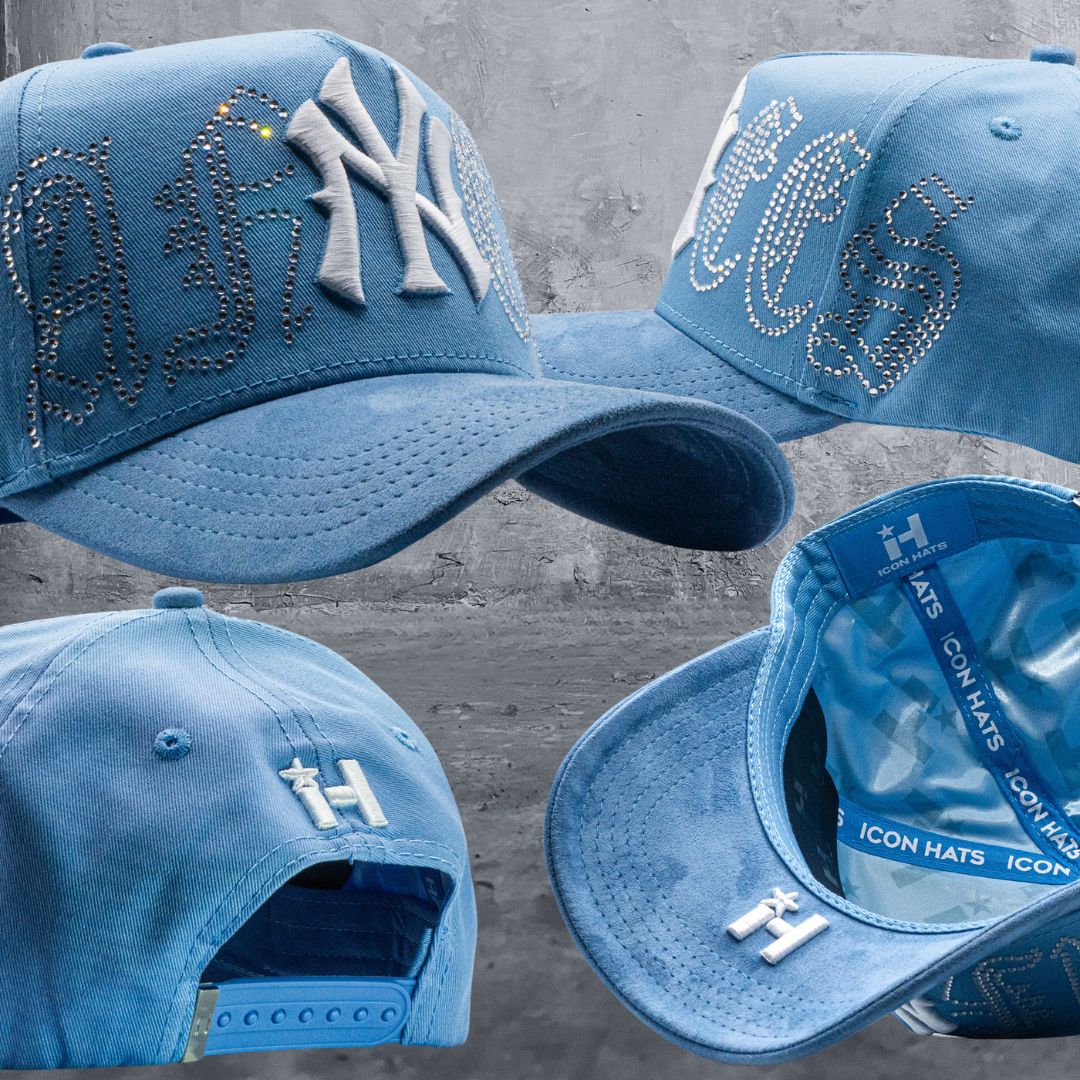 Gorra Icon Los Angeles NY Yankees Crystal Sky Blue