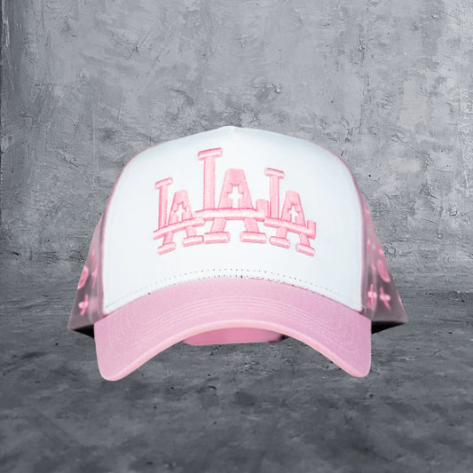 Gorra Rude Awakenings - LALALA PINK monograma