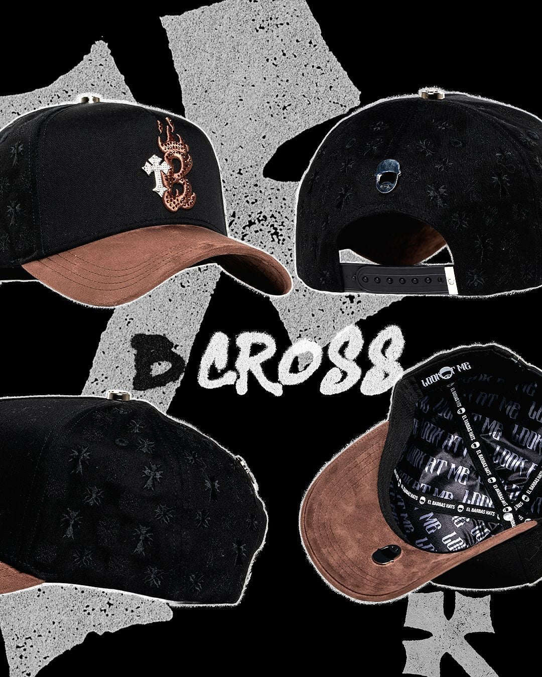 Gorra Barbas Hats Look at me - “B-CROSS ”