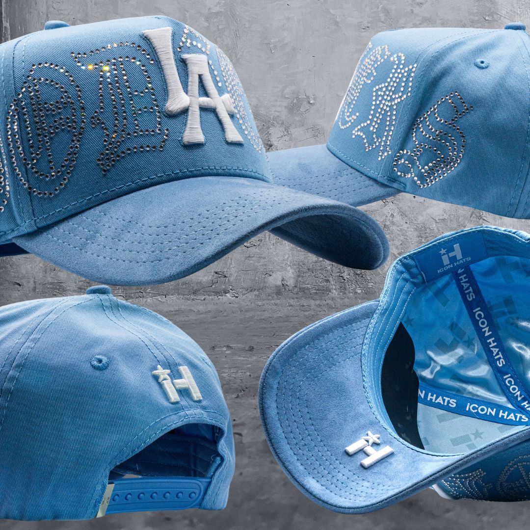 Gorra Icon Los Angeles LA Dodgers Crystal Sky Blue