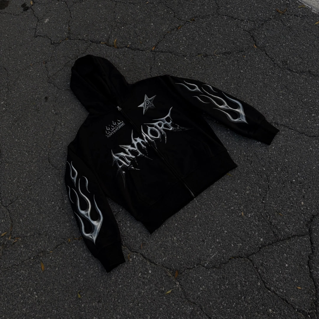 Anymore Hoddie - Anymore Cold Fire Hoddie Sudadera