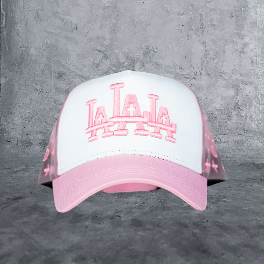 Gorra Rude Awakenings - LALALA PINK monograma