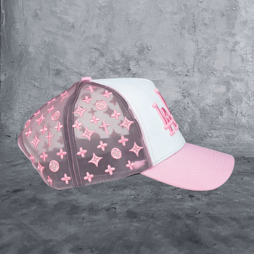 Gorra Rude Awakenings - LALALA PINK monograma