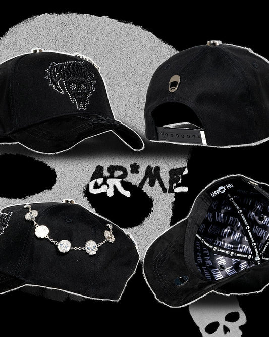 Gorra Barbas Hats Look at me - “ CRIME ” PREVENTA